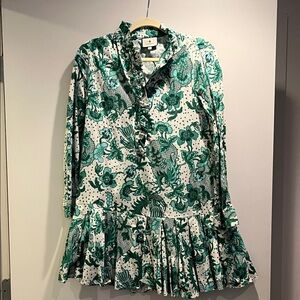 Floral Green Tuckernuck Dress